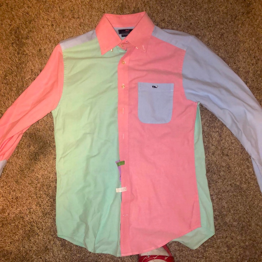 Vineyard Vines Multi-Colored Button Down